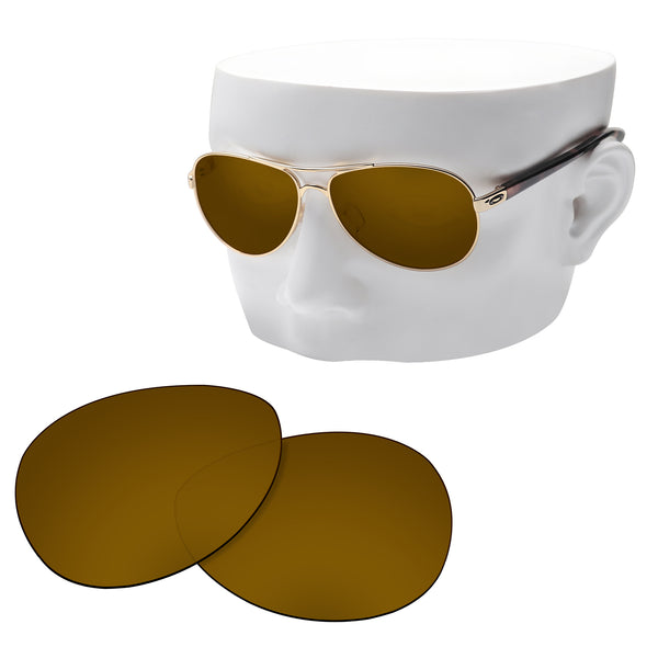 OOWLIT Replacement Lenses for Oakley Feedback Sunglass